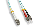 OM4 Standard LC/ST 10G Duplex Multi-Mode Fiber Cable AllCables4U