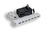 7-Port USB 3.0 Hub with Power AllCables4U