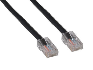 Black Color Cat5e UTP Assembled Network Patch Cables AllCables4U