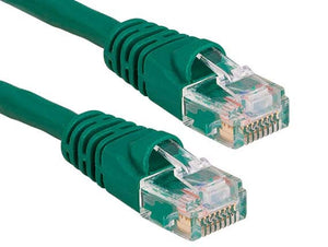 Green Color Cat5e UTP Snagless Network Patch Cables AllCables4U