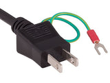 Japan Power Cord IEC-60320-C13 to JIS 8303 With Ground AllCables4U