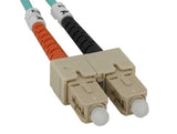 OM3 LC to SC Multi-Mode Fiber Optic Cable AllCables4U