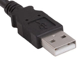 Black Color USB 2.0 A Male to A Female Extension Cable AllCables4U