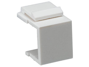 White Color Blank Insert For Wall Plate AllCables4U